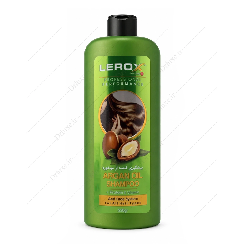 شامپو پروتئینه موی سر روغن آرگان لروکس 550 گرم
